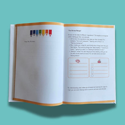 The Calm Kids’ Journal – a soothing, psychologist-designed stress and anxiety journal for kids ages 8–11